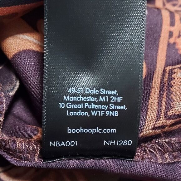 Nasty Gal Collection Scarf Print Tunic Top 6 - Picture 13 of 13